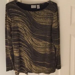 Stunning long sleeve Chico’s top.